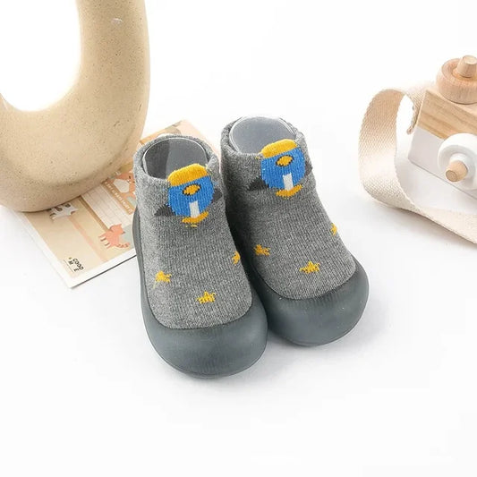 Little Explorers™ Sock Shoes Gray Spaceship